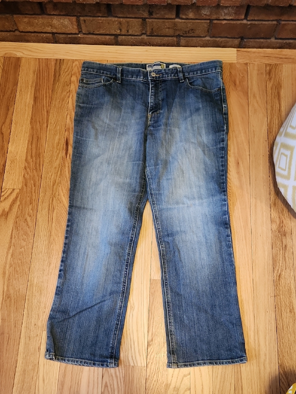 Old Navy Vintage Denim Jeans Low Waist Stretch Size 14 Cotton Spandex Blend